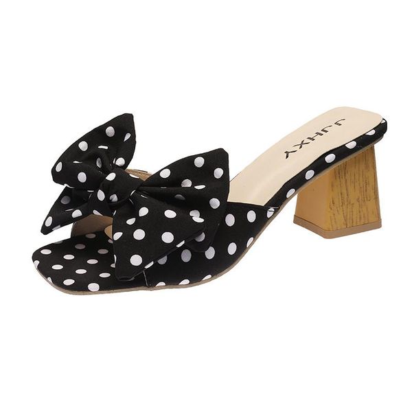 slippers comfortable ladies bowknot wave leisure square heels shoes personality 37-43 high quality, Black
slippers comfortable ladies bowknot wave leisure square heels shoes personality 37-43 high quality, Black