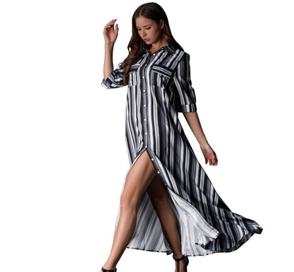 lsy1036 europe and america spring 2021 the new dress bohemia long skirt half sleeve rainbow stripe dress, Black;gray
lsy1036 europe and america spring 2021 the new dress bohemia long skirt half sleeve rainbow stripe dress, Black;gray