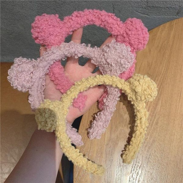 hair accessories girls cute bear ears plush simple hairbands kids lovely ornament headband hoops children fashion, Slivery;white
hair accessories girls cute bear ears plush simple hairbands kids lovely ornament headband hoops children fashion, Slivery;white