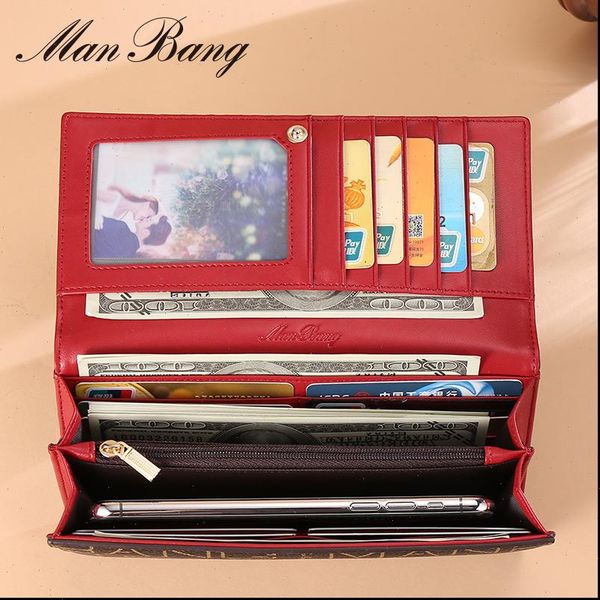 women wallets fashion long leather card holder classic female purse zipper brand wallet for, Red;black
women wallets fashion long leather card holder classic female purse zipper brand wallet for, Red;black