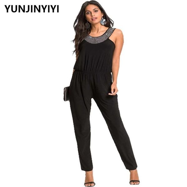 women's jumpsuits & rompers 2021 sleeveless womens jumpsuit summer beads neck high waist slim woman fashion playsuit women, Black;white
women's jumpsuits & rompers 2021 sleeveless womens jumpsuit summer beads neck high waist slim woman fashion playsuit women, Black;white