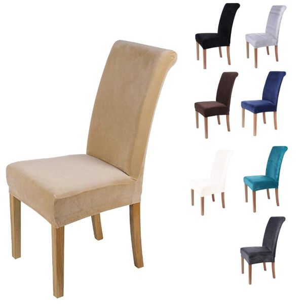chair covers 1/2/4/6 pcs velvet dining cover spandex elastic slipcover case for chairs office wedding room
chair covers 1/2/4/6 pcs velvet dining cover spandex elastic slipcover case for chairs office wedding room