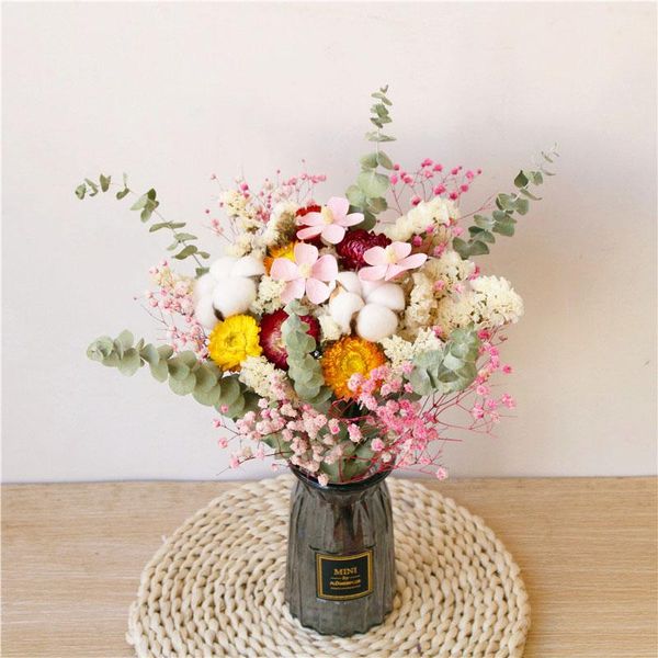 1 bunch natural dried flower gypsophila bouquet with vase diy valentine's day home wedding party decor festival ceremony flores
1 bunch natural dried flower gypsophila bouquet with vase diy valentine's day home wedding party decor festival ceremony flores