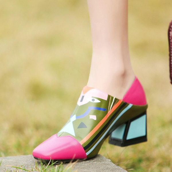 dress shoes coarse single shoe goes all out color high-heeled spring and autumn fund recreational sheepskin, Black
dress shoes coarse single shoe goes all out color high-heeled spring and autumn fund recreational sheepskin, Black