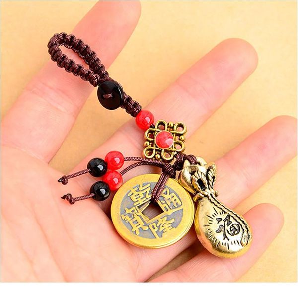 handmade rope lucky feng shui hanging vintage brass money bag keychain pendant jewelry ancient five emperors coins car k jllgyx
handmade rope lucky feng shui hanging vintage brass money bag keychain pendant jewelry ancient five emperors coins car k jllgyx