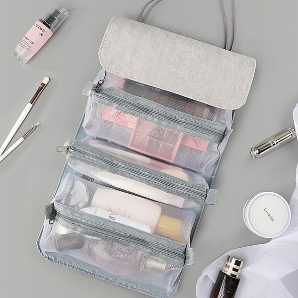detachable make-up bag, foldable box, large capacity 4-room travel portable inner zipper cosmetic pack with handle
detachable make-up bag, foldable box, large capacity 4-room travel portable inner zipper cosmetic pack with handle
