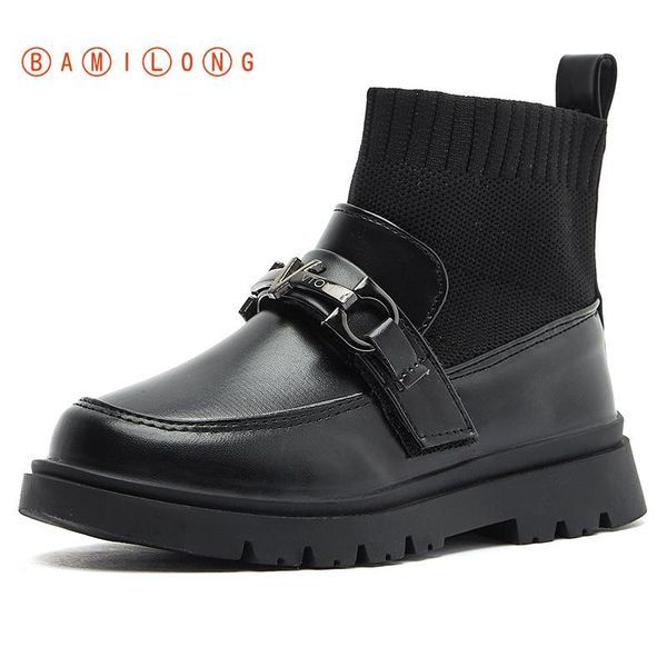 boots bamilong 2021 autumn girls short leather fashion kids soft rubber sole comfortable children' k488, Black;grey
boots bamilong 2021 autumn girls short leather fashion kids soft rubber sole comfortable children' k488, Black;grey