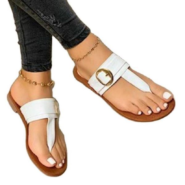 slippers 2021 european and american fashion women's summer flip flops flat sandals fashionable comfortable metal buckle, Black
slippers 2021 european and american fashion women's summer flip flops flat sandals fashionable comfortable metal buckle, Black