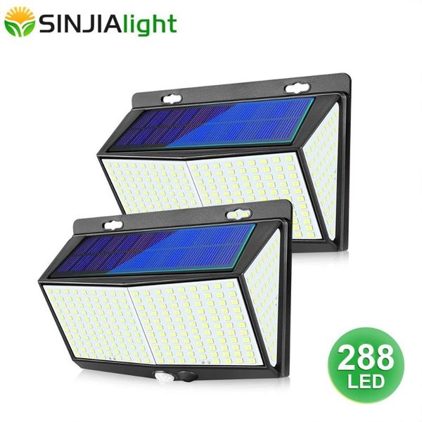 solar lamps 288 led light outdoor wall lamp pir motion sensor waterproof yard garden decoration 3 mode lighting
solar lamps 288 led light outdoor wall lamp pir motion sensor waterproof yard garden decoration 3 mode lighting