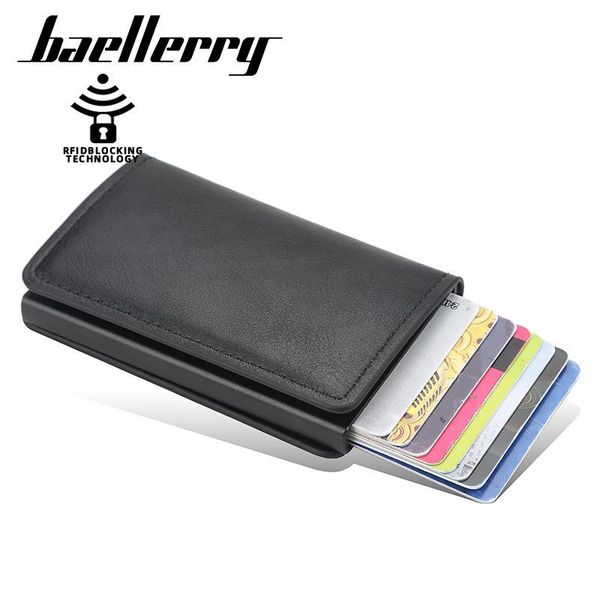 card holders rfid antimagnetic automatic -up men women holder 2021 fashion mens pu leather wallet credit id cover purse, Brown;gray
card holders rfid antimagnetic automatic -up men women holder 2021 fashion mens pu leather wallet credit id cover purse, Brown;gray