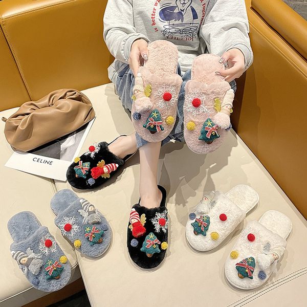 autumn and winter cute cartoon snowflake christmas tree baotou cotton slippers women's warm indoor home, Black
autumn and winter cute cartoon snowflake christmas tree baotou cotton slippers women's warm indoor home, Black