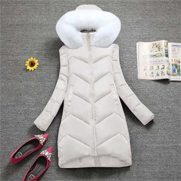 white women's jackets parkas female coat winter warm hooded jacket women big fur collar down jacket 210927, Black
white women's jackets parkas female coat winter warm hooded jacket women big fur collar down jacket 210927, Black