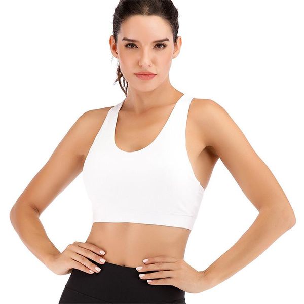 gym clothing women summer solid candy color sport bra yoga track back hollow out bras breathable sportwear, White;black
gym clothing women summer solid candy color sport bra yoga track back hollow out bras breathable sportwear, White;black
