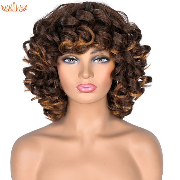 short hair afro curly wig with bangs for black women synthetic ombre glueless cosplay wigs high temperature anniviafactory direct
short hair afro curly wig with bangs for black women synthetic ombre glueless cosplay wigs high temperature anniviafactory direct