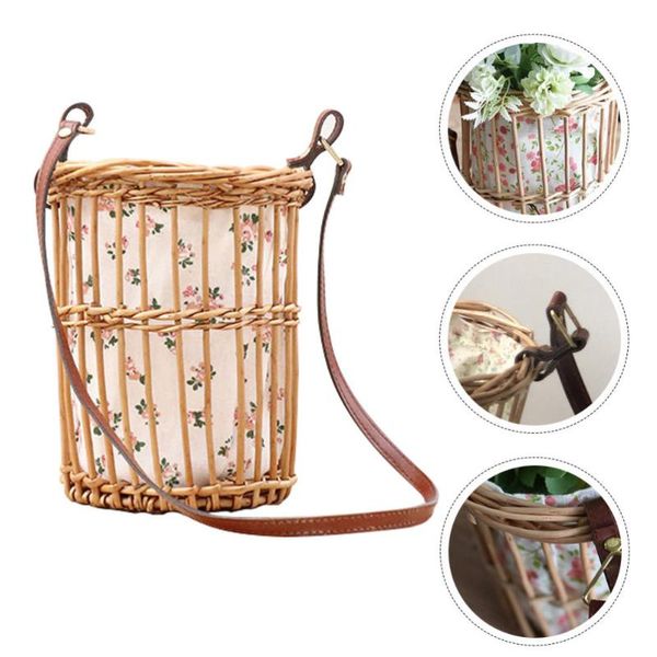 storage baskets 1pc wooden woven flowers basket arranging (light brown) 
storage baskets 1pc wooden woven flowers basket arranging (light brown)