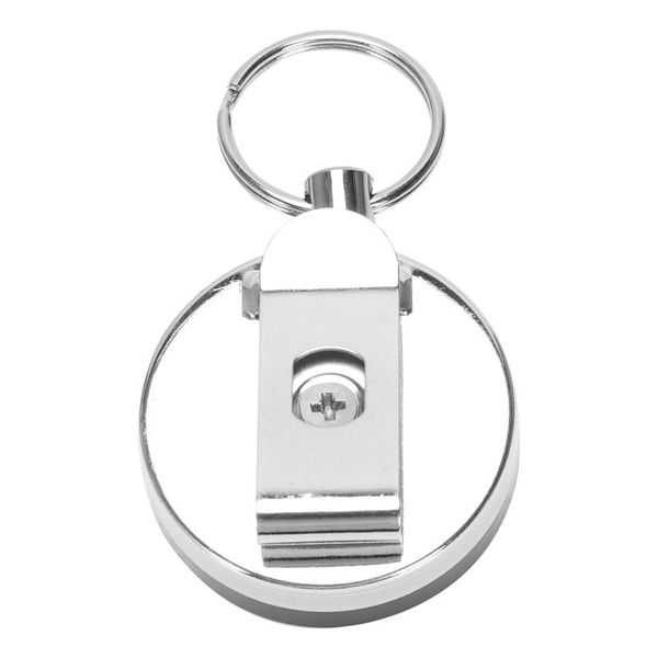 keychains retractable metal key ring card badge holder steel recoil belt clip pull keychain, Silver
keychains retractable metal key ring card badge holder steel recoil belt clip pull keychain, Silver