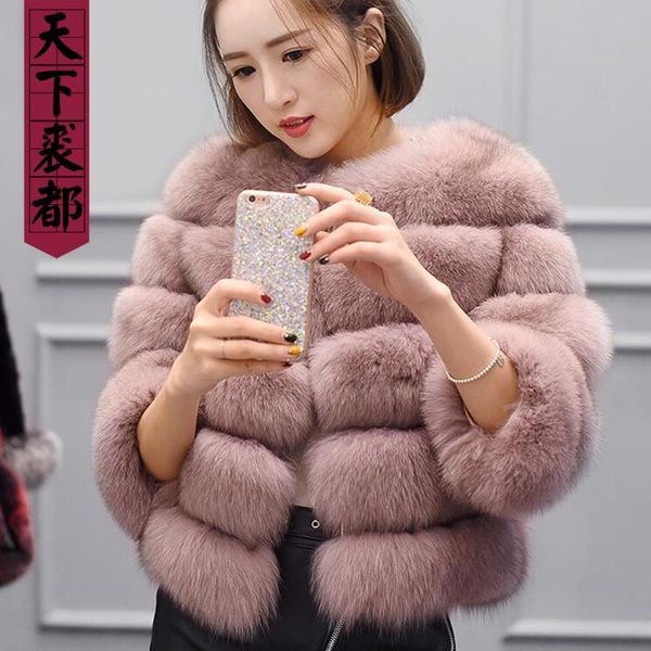 women's fur & faux arrival woman warm real coat short winter jacket outerwear natural blue coats for women customized, Black
women's fur & faux arrival woman warm real coat short winter jacket outerwear natural blue coats for women customized, Black