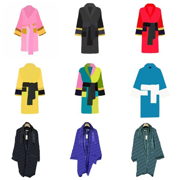 designer letters mens womens bathrobe sleepwear thick cotton lovers bath robe high grade women sleeprobe, Black;red
designer letters mens womens bathrobe sleepwear thick cotton lovers bath robe high grade women sleeprobe, Black;red