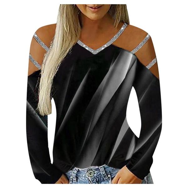 women's tanks & camis for sale women casual positioning line contrast printing v-neck long-sleeved clothes female blouses shirts, White
women's tanks & camis for sale women casual positioning line contrast printing v-neck long-sleeved clothes female blouses shirts, White