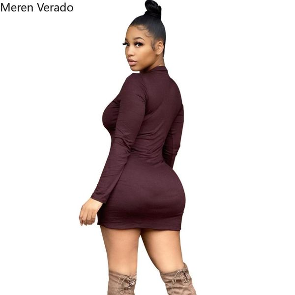 casual dresses meren verado autumn winter full sleeve o-neck solid stretchy mini dress club party pullover women pencil vestido, Black;gray
casual dresses meren verado autumn winter full sleeve o-neck solid stretchy mini dress club party pullover women pencil vestido, Black;gray