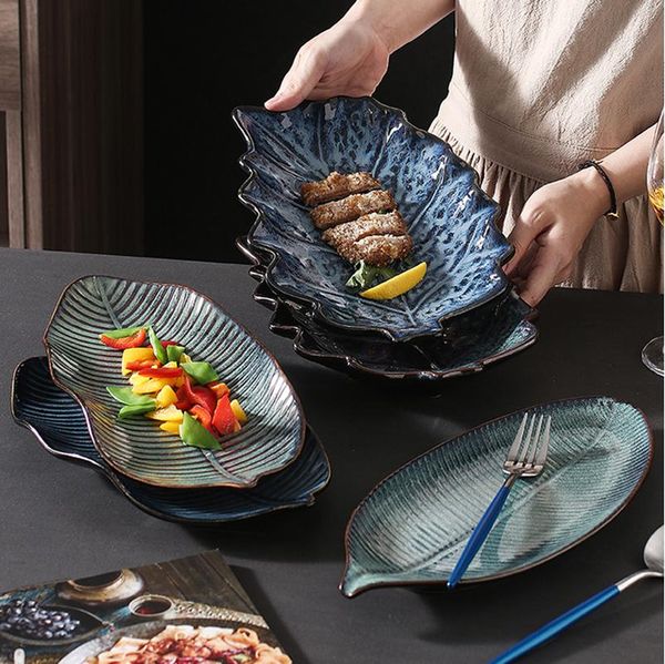 dishes & plates japanese creative leaf-shaped household ceramic dish tableware sushi plate underglaze personality kitchen steaming
dishes & plates japanese creative leaf-shaped household ceramic dish tableware sushi plate underglaze personality kitchen steaming