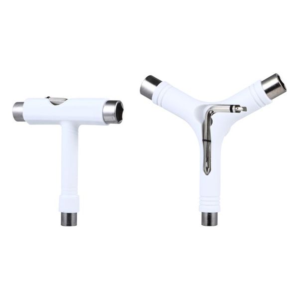 skateboarding 2pcs all-in-one t/y screwdriver multi-function skateboard t tool (white)
skateboarding 2pcs all-in-one t/y screwdriver multi-function skateboard t tool (white)