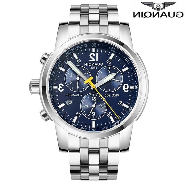 guanqin 2019 automatic mechanical clock men sport 200m resistant swimming diver waterproof men's watch relogio masculino zegarek, Slivery;brown
guanqin 2019 automatic mechanical clock men sport 200m resistant swimming diver waterproof men's watch relogio masculino zegarek, Slivery;brown
