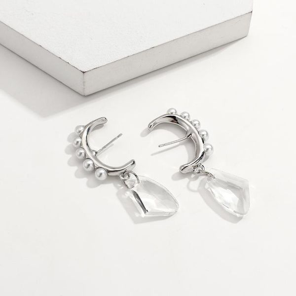 dangle & chandelier aensoa personality silver color clear pendant wedding drop earrings for women korean fashion pearl long jewelry 2021
dangle & chandelier aensoa personality silver color clear pendant wedding drop earrings for women korean fashion pearl long jewelry 2021