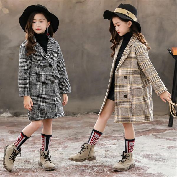 winter girls cotton long jackets kids outerwear clothes toddler children casual turn down collar plaid woolen coat, Blue;gray
winter girls cotton long jackets kids outerwear clothes toddler children casual turn down collar plaid woolen coat, Blue;gray