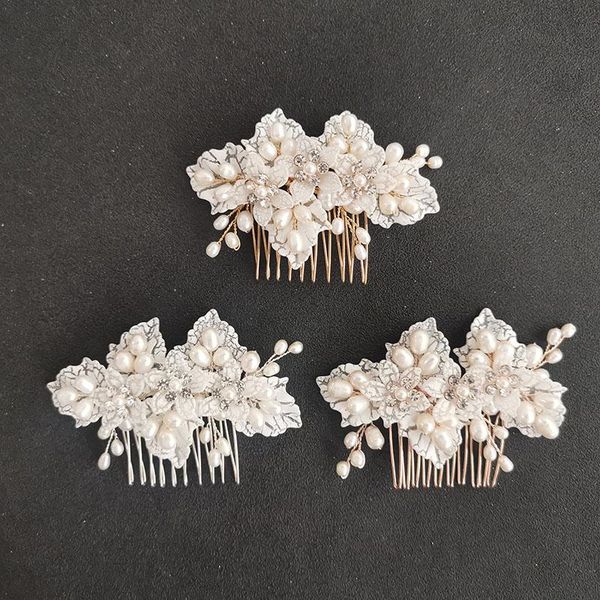 hair clips & barrettes slbridal handmade wired crystal freshwater pearls bridal comb wedding accessories women bridesmaids jewelry, Golden;silver
hair clips & barrettes slbridal handmade wired crystal freshwater pearls bridal comb wedding accessories women bridesmaids jewelry, Golden;silver