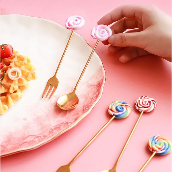 flatware sets 4pcs cute lollipop spoon/fork set stainless steel metal handle ice cream fruit coffee spoons teaspoon dessert cake tableware
flatware sets 4pcs cute lollipop spoon/fork set stainless steel metal handle ice cream fruit coffee spoons teaspoon dessert cake tableware
