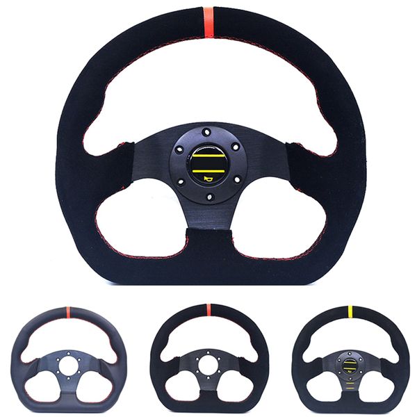 325mm suede leather d shape car rally sport drift racing simulator game gaming steering wheel
325mm suede leather d shape car rally sport drift racing simulator game gaming steering wheel