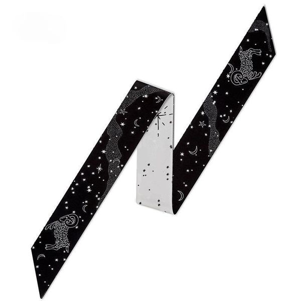 scarves 12 signs constellation silk scarf twill bag stripes black neckerchief handbag ribbons fashion headband hair wrap neck, Blue;gray
scarves 12 signs constellation silk scarf twill bag stripes black neckerchief handbag ribbons fashion headband hair wrap neck, Blue;gray
