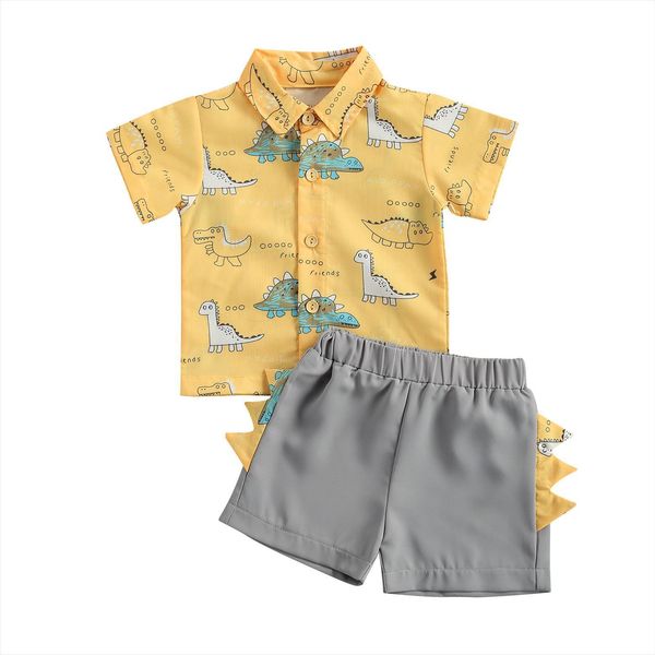 summer kids boys fashion 2 piece outfit set short sleeve cartoon dinosaur print shirt shorts clothes, White
summer kids boys fashion 2 piece outfit set short sleeve cartoon dinosaur print shirt shorts clothes, White