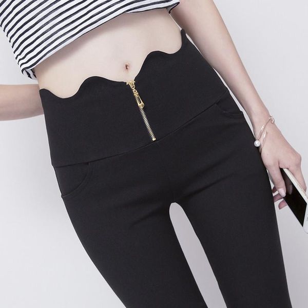 women's pants & capris spring and autumn 2021 outside leggings female students elastic black zipper thin pencil high waist, Black;white
women's pants & capris spring and autumn 2021 outside leggings female students elastic black zipper thin pencil high waist, Black;white