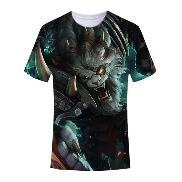 2021 game t-shirt lol league of legends demon pattern 3d printing t-shirt men and women casual o-neck street casual loose fashion hip hop to, White;black
2021 game t-shirt lol league of legends demon pattern 3d printing t-shirt men and women casual o-neck street casual loose fashion hip hop to, White;black
