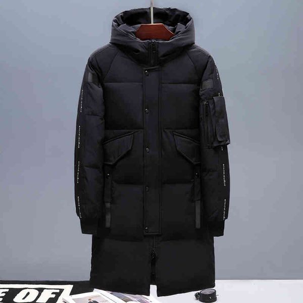 men's long down jacket winter male coats fashion patchwork windproof overcoats for couples lovers white duck jackets men, Black
men's long down jacket winter male coats fashion patchwork windproof overcoats for couples lovers white duck jackets men, Black