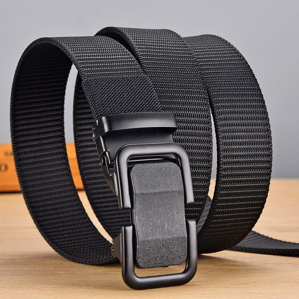 belts toothless automatic buckle nylon belt men's outdoor leisure breathable canvas all-match trousers low price, Black;brown
belts toothless automatic buckle nylon belt men's outdoor leisure breathable canvas all-match trousers low price, Black;brown