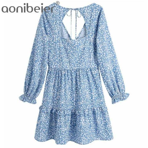 fashion women chic animal print ruffle mini dress vintage backless bow tied side zipper female dresses 210604, Black;gray
fashion women chic animal print ruffle mini dress vintage backless bow tied side zipper female dresses 210604, Black;gray