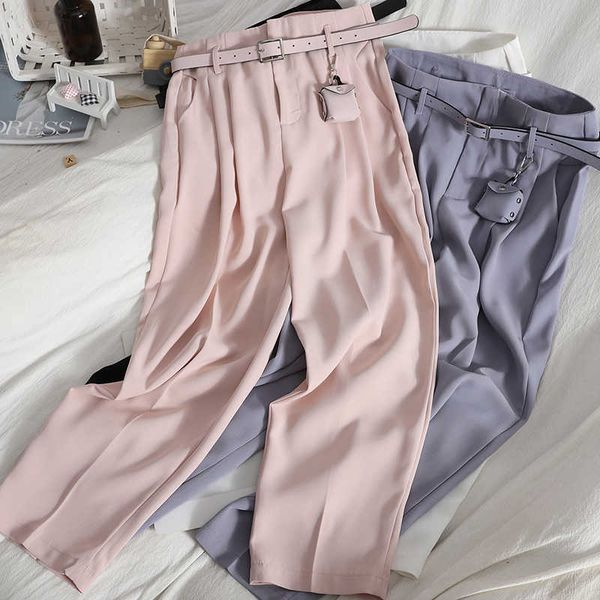 pants & capris fashion gentle korean chic 4 color slim high waist plus size pink tailored trousers straight blazer & suits white 210610, Black;white
pants & capris fashion gentle korean chic 4 color slim high waist plus size pink tailored trousers straight blazer & suits white 210610, Black;white