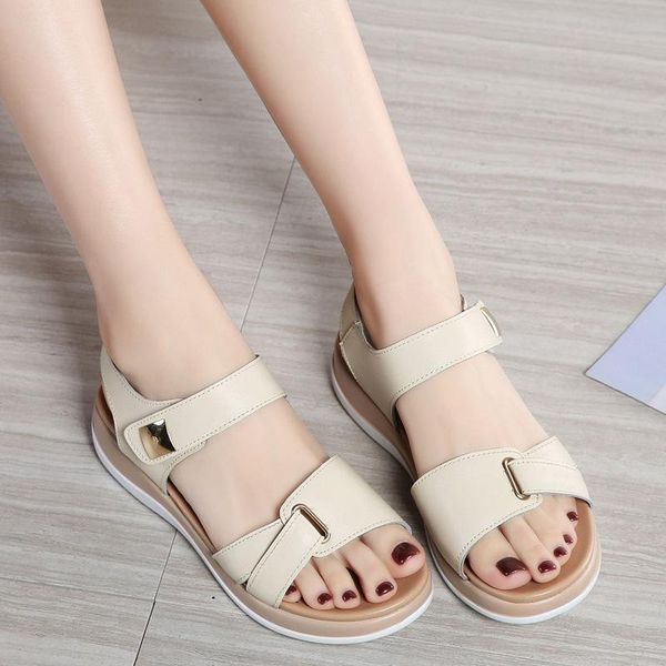 dress shoes women female ladies mother genuine leather sandals flats soft hook loop korean bling summer beach nm-1003-1, Black
dress shoes women female ladies mother genuine leather sandals flats soft hook loop korean bling summer beach nm-1003-1, Black