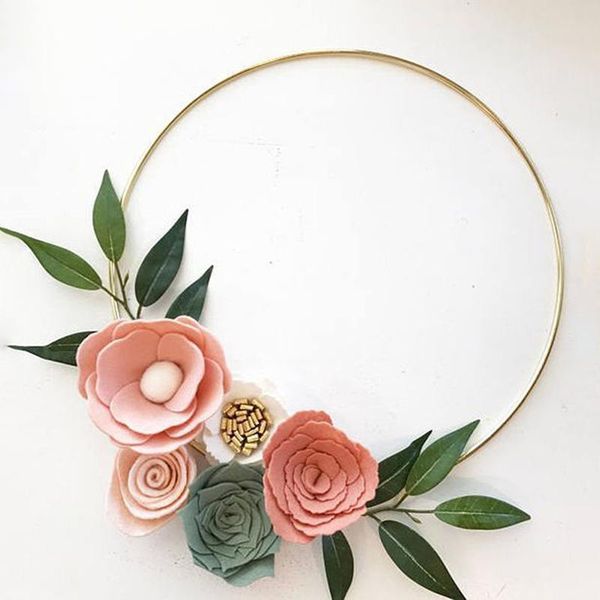 decorative flowers & wreaths gold metal ring flower wreath garland weeding decoration for weddings bridal shower home party catcher hoops
decorative flowers & wreaths gold metal ring flower wreath garland weeding decoration for weddings bridal shower home party catcher hoops