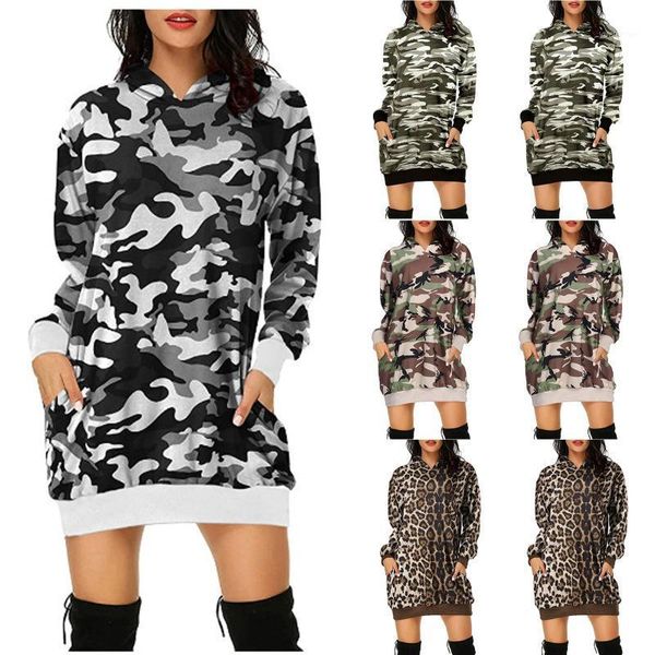 casual dresses hoodie dress women sweatshirt autumn winter long sleeve plue size warm camouflage pocket women's 2021 fashion, Black;gray
casual dresses hoodie dress women sweatshirt autumn winter long sleeve plue size warm camouflage pocket women's 2021 fashion, Black;gray