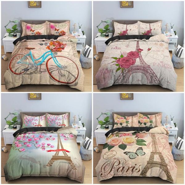 romantic style duvet cover set eiffel tower scenery bedding set with pillowcase 2/3 pcs comforter cover for valentine's day
romantic style duvet cover set eiffel tower scenery bedding set with pillowcase 2/3 pcs comforter cover for valentine's day