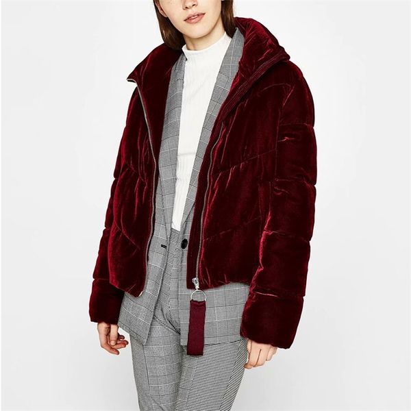 jackets woman winter coat velvet thick parka solid stand collar outwear for female causal women coats 211216, Black
jackets woman winter coat velvet thick parka solid stand collar outwear for female causal women coats 211216, Black