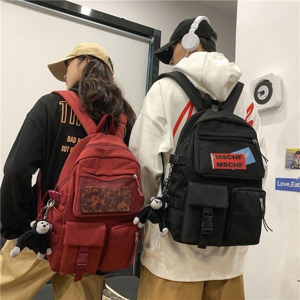school bags japanese cute fashion women's backpack pure color all-match for girls large-capacity waterproof travel bag
school bags japanese cute fashion women's backpack pure color all-match for girls large-capacity waterproof travel bag