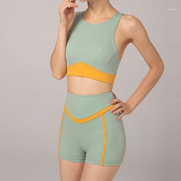 yoga outfit women sports bra sling high waist elastic shorts sets splicing gym running fitness suit ladies workout sportswear set
yoga outfit women sports bra sling high waist elastic shorts sets splicing gym running fitness suit ladies workout sportswear set