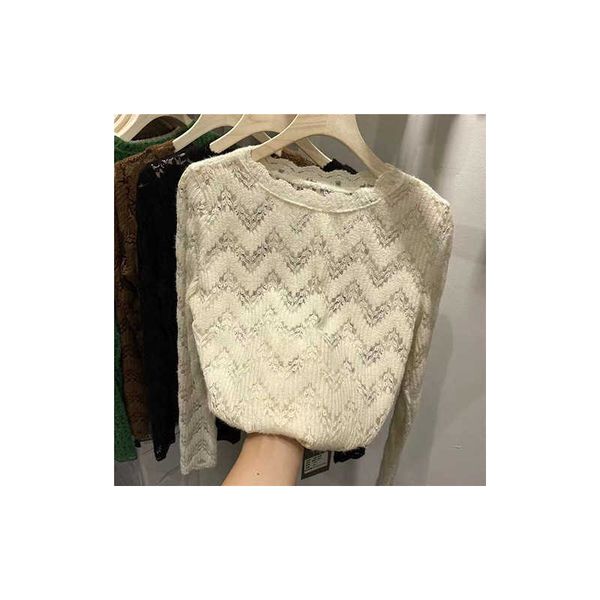 women's sweaters style oh, soft and non-woven lace bottomed shirt korean version slim fit foreign style hollowed out with small, White;black
women's sweaters style oh, soft and non-woven lace bottomed shirt korean version slim fit foreign style hollowed out with small, White;black