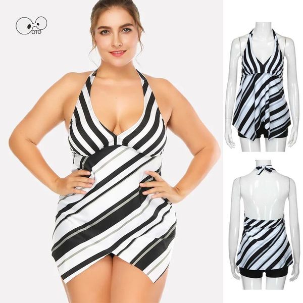 one-piece suits diagonal stripes vintage conservative one piece swimsuit with skirt deep v women swimwear beach bathing suit plus size
one-piece suits diagonal stripes vintage conservative one piece swimsuit with skirt deep v women swimwear beach bathing suit plus size