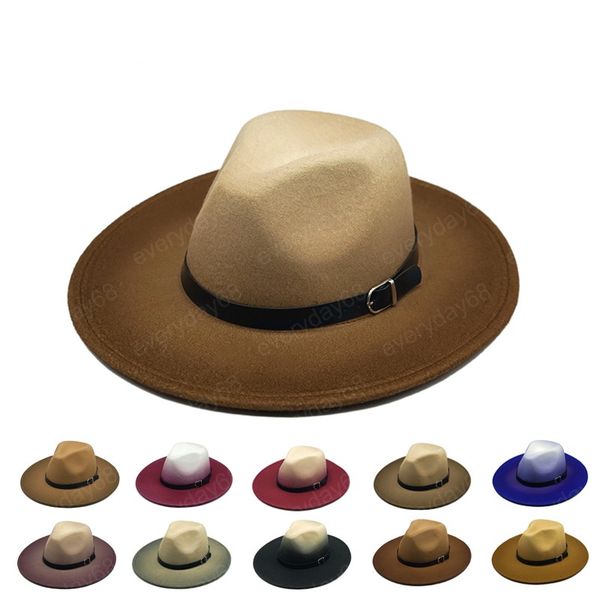 fashion womens fedora hat wool khaki jazz hats female national casual large brim vintage autumn classic felt hat and cap, Blue;gray
fashion womens fedora hat wool khaki jazz hats female national casual large brim vintage autumn classic felt hat and cap, Blue;gray